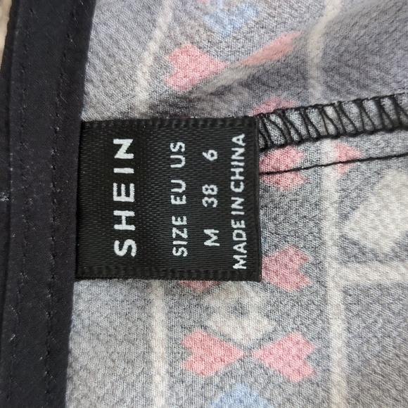 Beautiful, vibrant flowered festival party fall autumn blouse medium - Picture 7 of 7